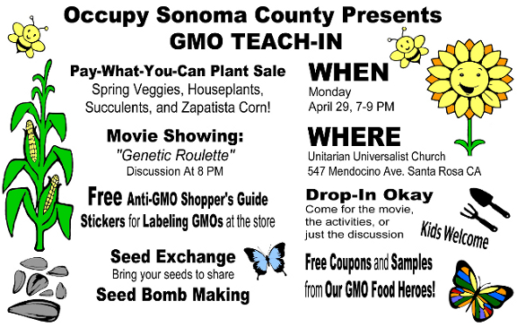 Occupy Sonoma County GMO Teach-in 4/29/13